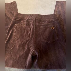 Michael Kors Women's Velour Straight-Leg Pants
Size medium